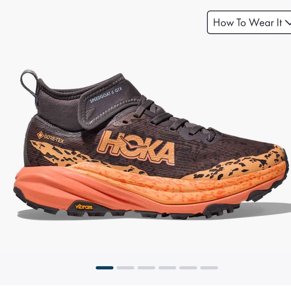 NWT Speedgoat 6 Mid GTX in Galaxy/Guava size 8.5